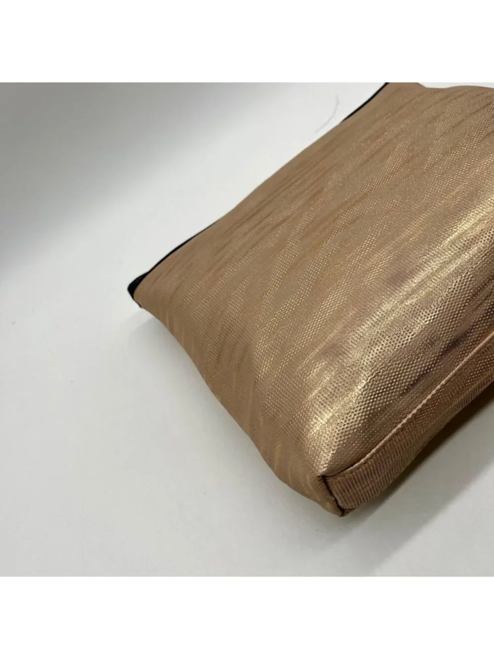 Lancome Gold Metallic Cosmetic Bag